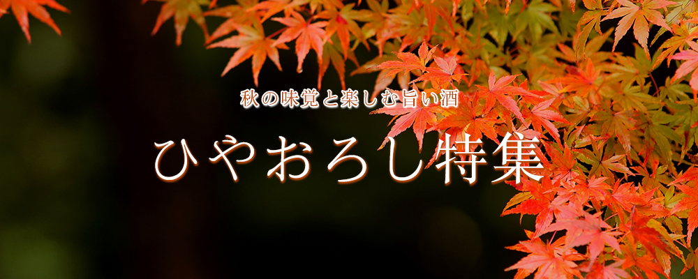 ひやおろし特集