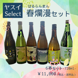 ［ヤスイSelect］ 春爛漫（はるらんまん）セット！ 720ml 6本